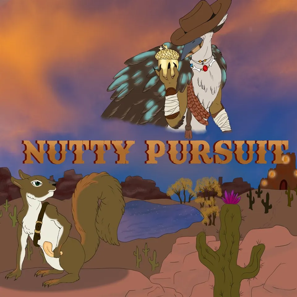 Nutty Pursuit title art